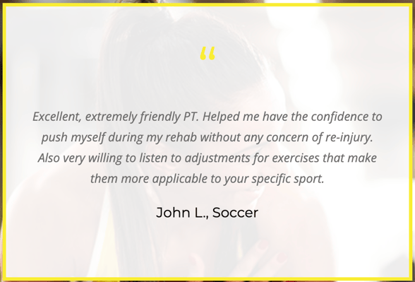 John L, Testimonial soccer player